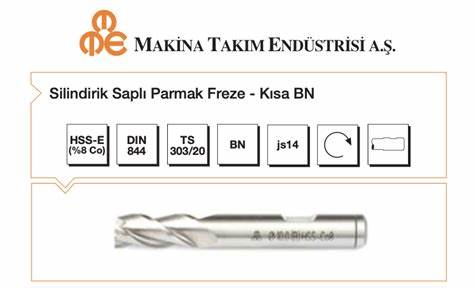 MTE HSSE PARMAK FREZE KISA DIN844 17 MM 276181700