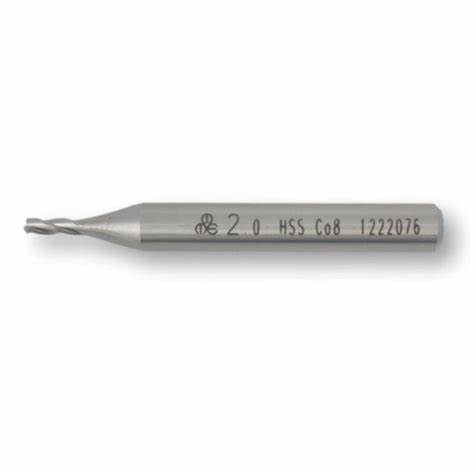 MTE HSSE PARMAK FREZE KISA DIN844 2 MM 276180200