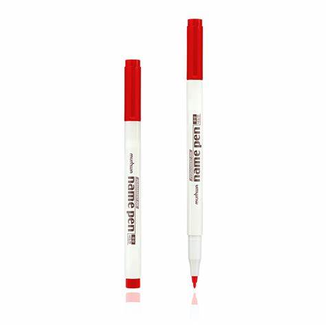 MUNHWA NAME PEN ASETAT KALEMi EXTRA FINE S KIRMIZI