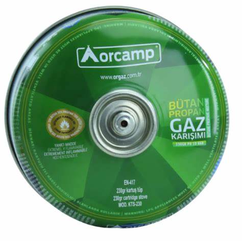 ORCAMP GAZ KARTUŞU (TÜP) 230 GR (KTS-230)