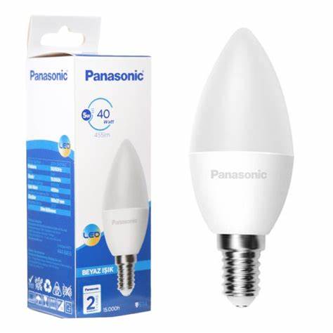 PANASONiC LED LAMBA 4.9W BEYAZ E14 470LM 6500K