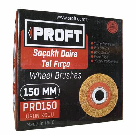 PROFT SAÇAKLI DAiRE TEL FIRÇA (PRD150) 150 MM