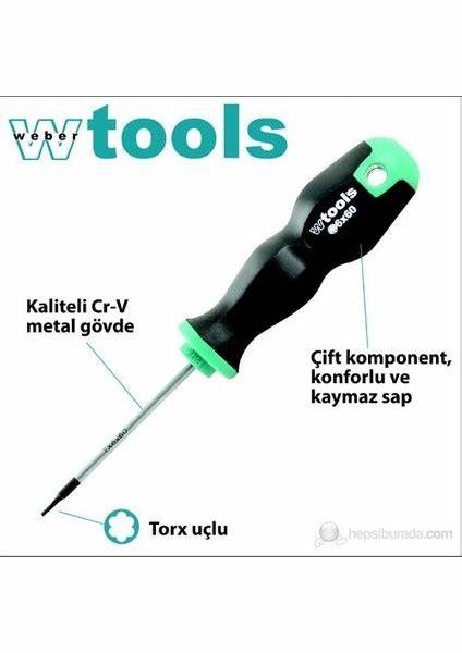 RXT0010 TORX UÇLU TORNAViDA T10X80 MM