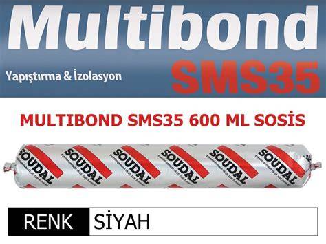 SOUDAL MULTIBOND SMS-35 SOSiS 600 ML SiYAH(130802)