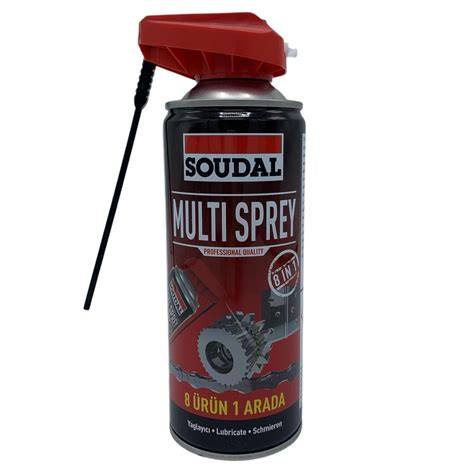 SOUDAL PAS SÖKÜCÜ VE YAĞLAYICI MULTi SPREY 400 ML