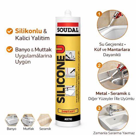 SOUDAL SiLiKON 280 GR BEYAZ (174100)