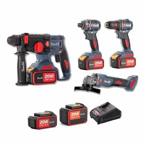 STECH-END AKÜLÜ 4 LÜ SET 20V SXS401