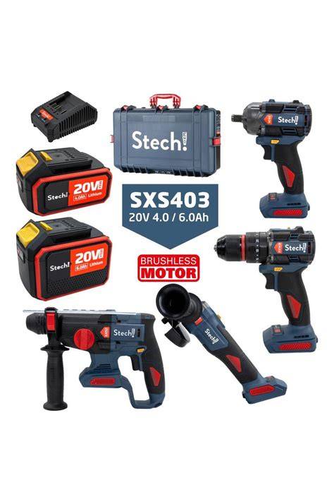 STECH-END AKÜLÜ 4 LÜ SET 20V SXS403
