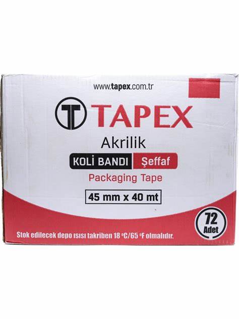 TAPEX AKRiLiK KOLi BANTI 45X100 ŞEFFAF