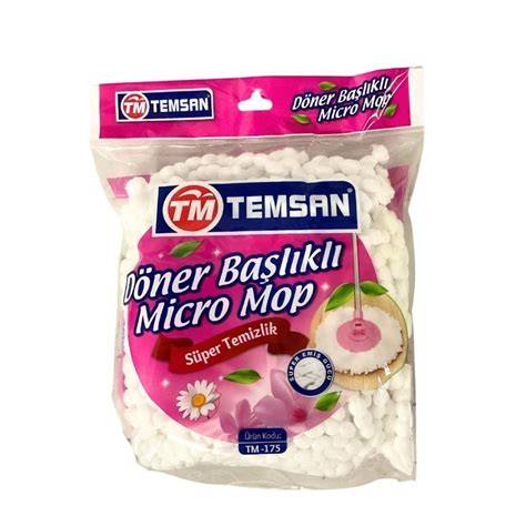 TEMSAN TEMiZLiK DÖNER BAŞLIKLI MiKRO MOP TM-175