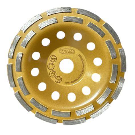 TOMAX ÇiFT SIRA ELMAS BETON YÜZEY TEM.DiSKi 180 MM