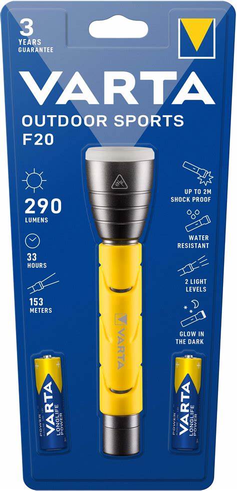 VARTA LED OUTDOOR SPORTS FENER 2AA (18628)
