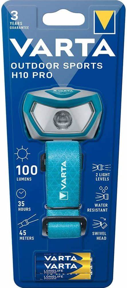 VARTA OUTDOOR SPORTS KAFA FENERi H10 PRO (16650)