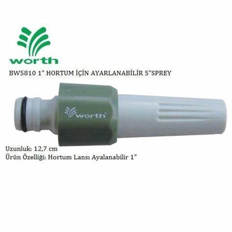 WORTH BW5810 1" HORTUM iÇiN AYARLANABiLiR 5"SPREY