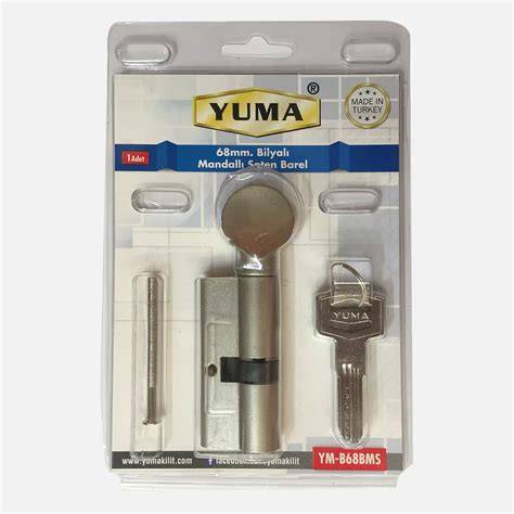 YUMA BiLYALI BAREL TOPUZLU 68 MM SATEN YM-B68BMS