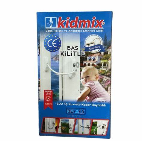 DEAKS KIDMIX ÇELiK HALATLI EMNiYET MANDALI BEYAZ