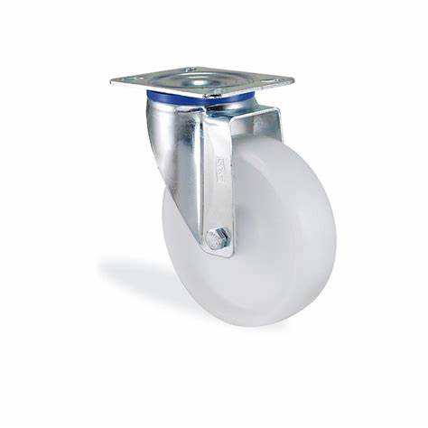KAMA POLYAMiD BEYAZ TEKER DÖNER 125 MM (MMB125)