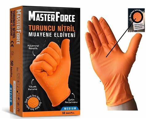MASTER FORCE TURUNCU NiTRiL MUAYENE ELDiVEN MEDiUM