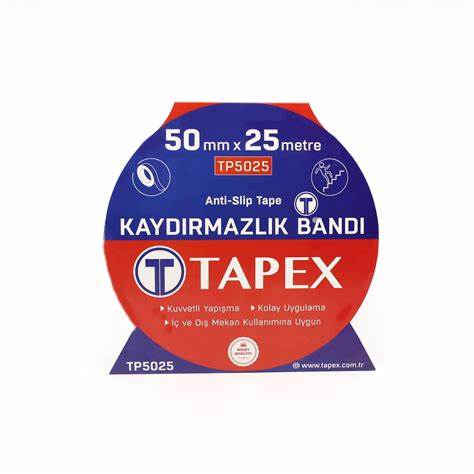 TAPEX KAYDIRMAZLIK BANTI  50 MMX15 MT SiYAH