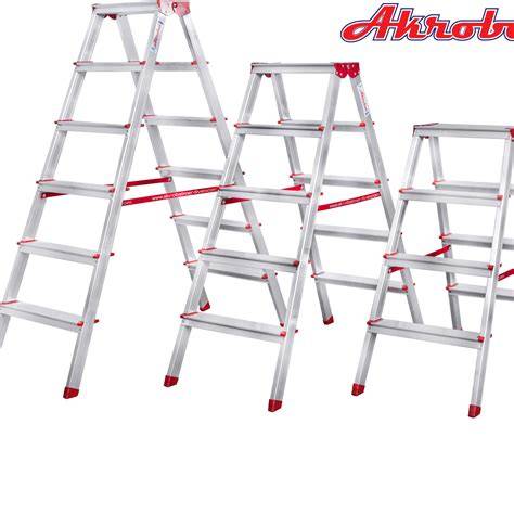 AKROBAT ALÜMiNYUM ÇiFT ÇIKIŞLI MERDiVEN 6 LI