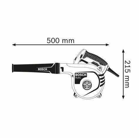 HAVA ÜFLEME KÖRÜK 820W GBL800E 0601980420