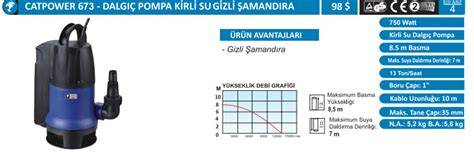 CATPOWER DALGIÇ POMPA KiRLi SU 750W CAT673