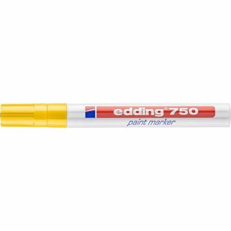 EDDiNG 750 TAM ÖRTÜCÜ BOYA KALEMi SARI
