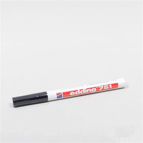 EDDiNG 751 TAM ÖRTÜCÜ BOYA KALEMi SiYAH