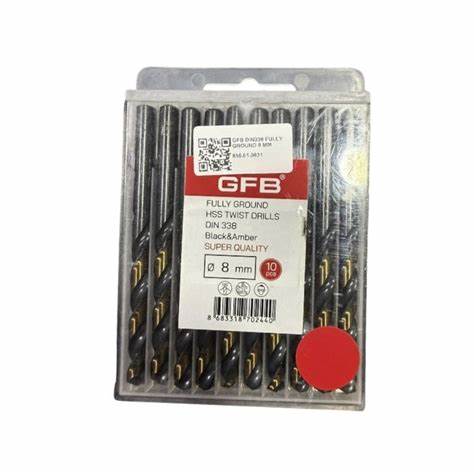 GFB DIN338 FULLY GROUND 10 MM
