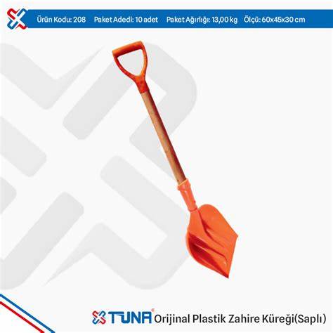 TUNA PLASTiK ZAHiRE KÜREĞi SAPLI KOD:208