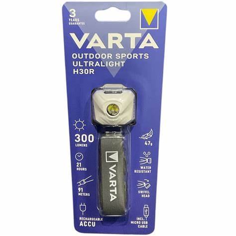VARTA LED KAFA FENERi BEYAZ H30R ŞARJLI(18631S)