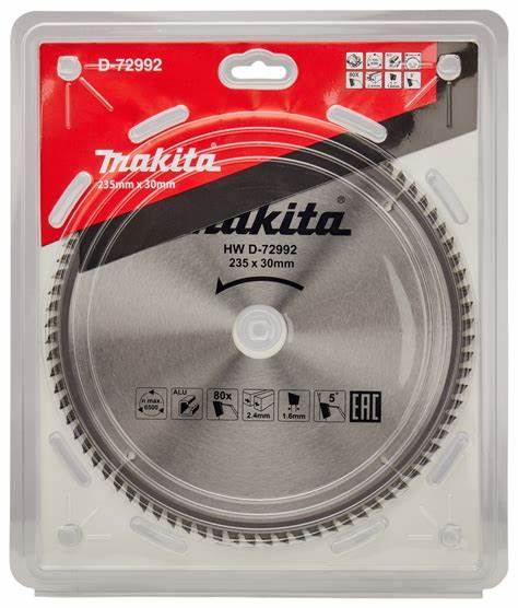 MAKITA D-72992 ALÜMiNYUM TESTERESi 235X30X80 DiŞ
