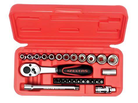 1/4" ALTI KÖŞE LOKMA ANAHTAR VE BiTS SET 27 PARÇA