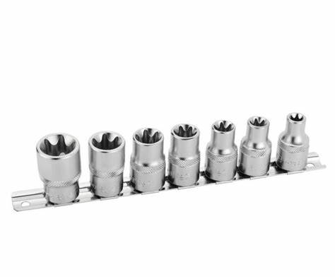 1/2" KISA DiŞi TORX LOKMA SETi 7 PARÇA