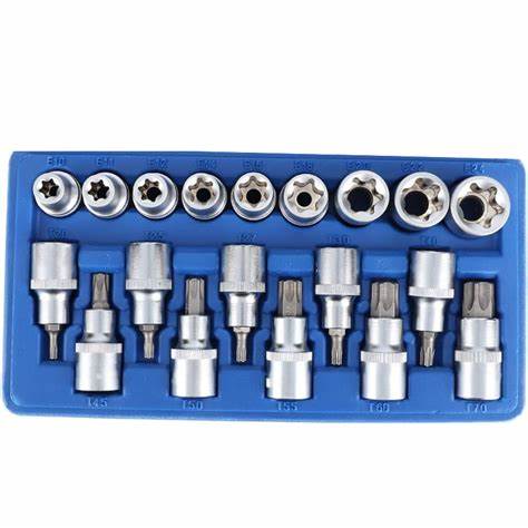 1/2" H10 LOKMA ADAPTÖRLÜ TORX SETi 13 PARÇA