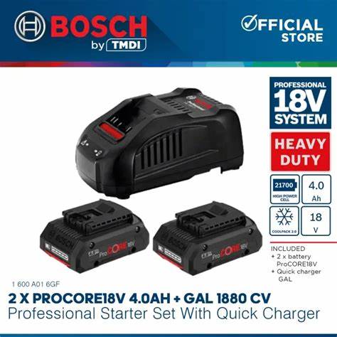 ProCORE 18V (2x4,0Ah;GAL1880CV;C) UNI