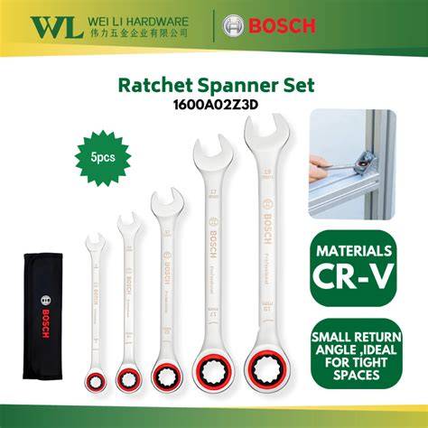KOMBiNASYON ANAHTARI 5PC RATCHET SET SAT
