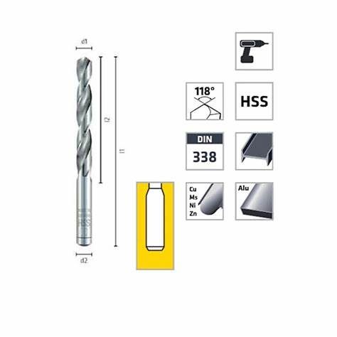 HSS  DIN 338 RN  HADDE MTK    10.5  MM.