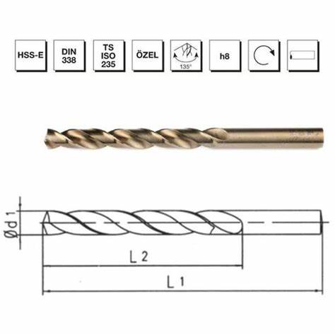 HSSE  DIN 338 RN ALTIN SERi MTK  5.2  MM