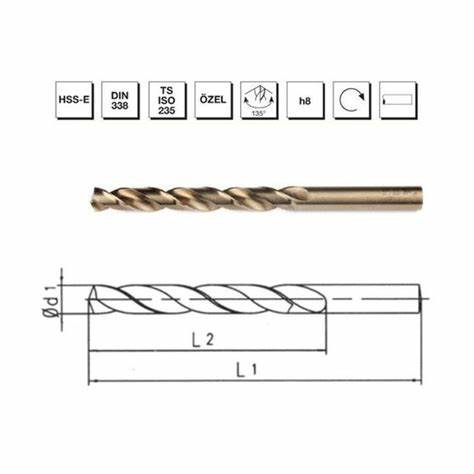 HSSE  DIN 338 RN ALTIN SERi MTK  6.5  MM