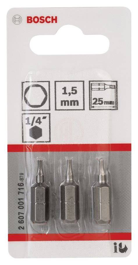 EXTRAHARD ViDALAMA UCU HEX1.5*25 MM 3LÜ