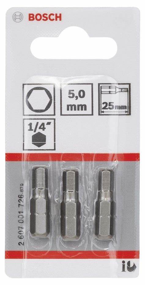 EXTRAHARD ViDALAMA UCU HEX5*25 MM 3LÜ