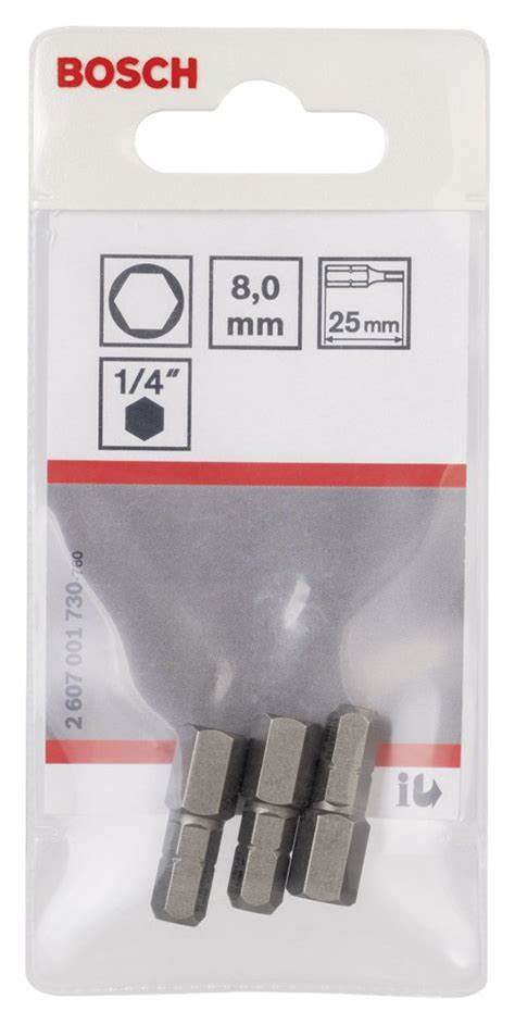 EXTRAHARD ViDALAMA UCU HEX8*25 MM 3LÜ