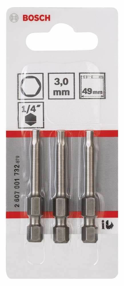 EXTRAHARD ViDALAMA UCU HEX3*49 MM 3LÜ