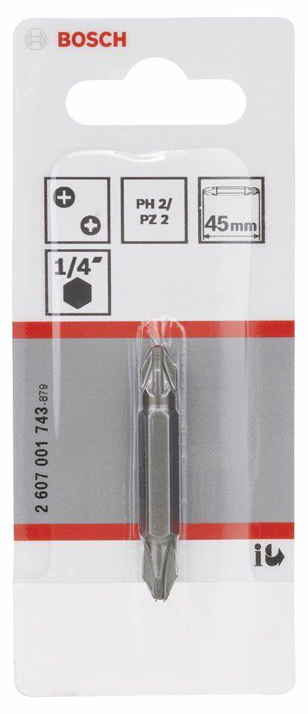 ÇiFTLi ViDALAMA UCU PH2-PZ2*45 MM 1Li