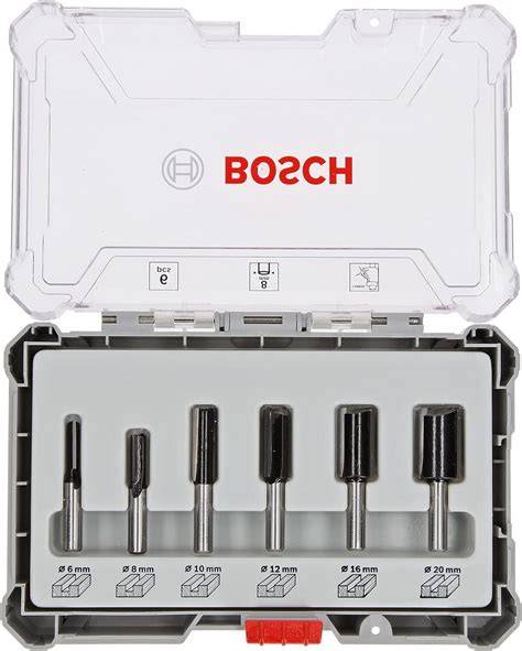 PRO FREZE SETi 6 LI DÜZ 8 MM ŞAFTLI