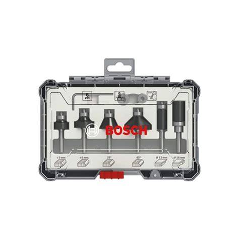 PRO FREZE SETi 6 LI DÜZ 1/4"iNC.ŞAFTLI