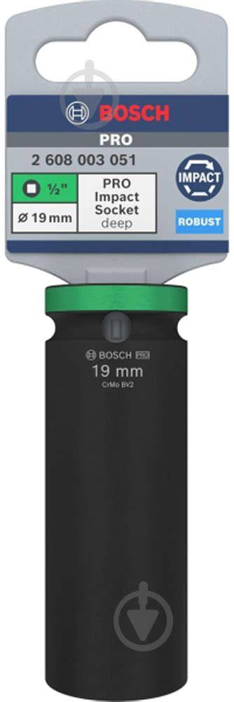 Manşon 1/2" 19mm L Socket