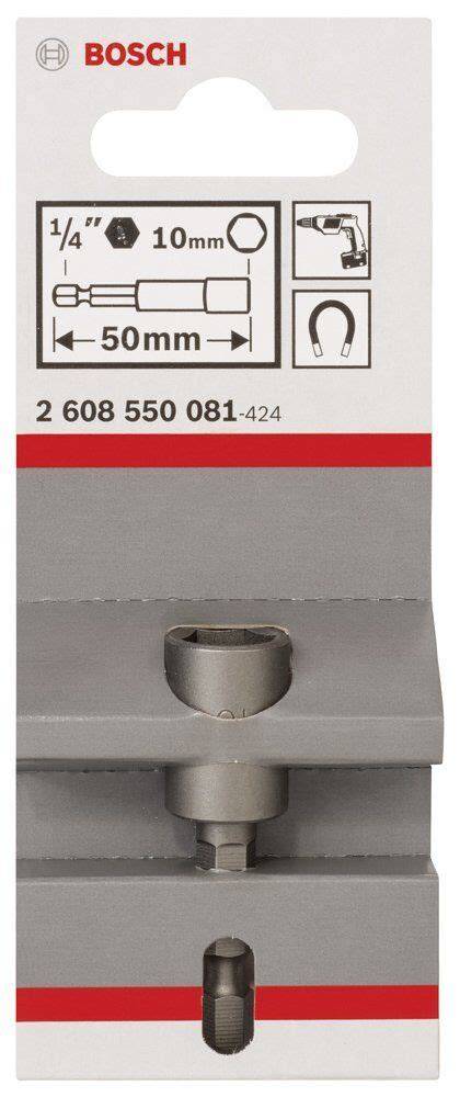Hex Şaft Lokma Anahtar Ucu 50*10 mm M6
