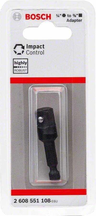 ImpactC Lokma Ucu Adaptörü Hex>3/8"Soket